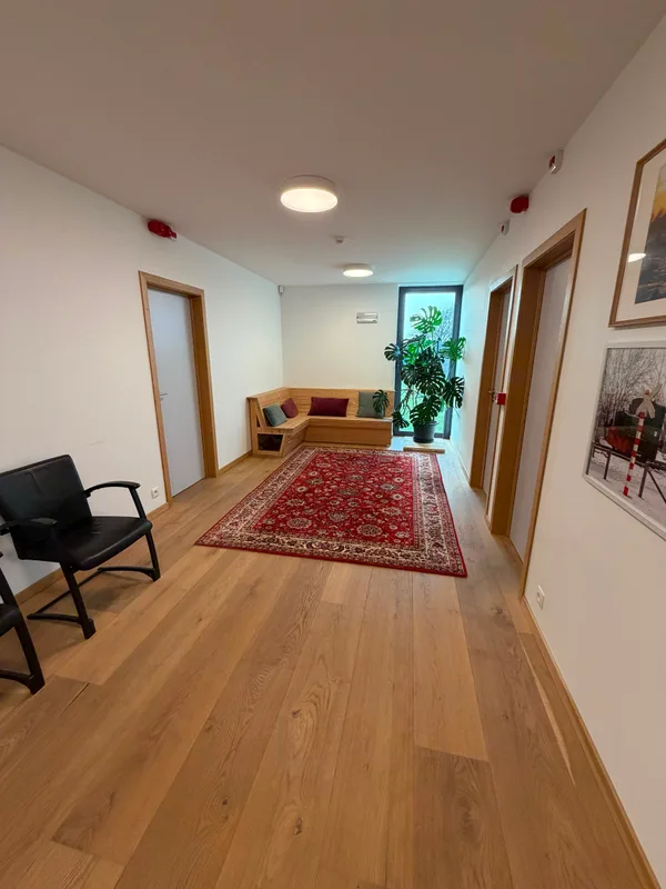 De hal van het verblijf in Sourbrodt