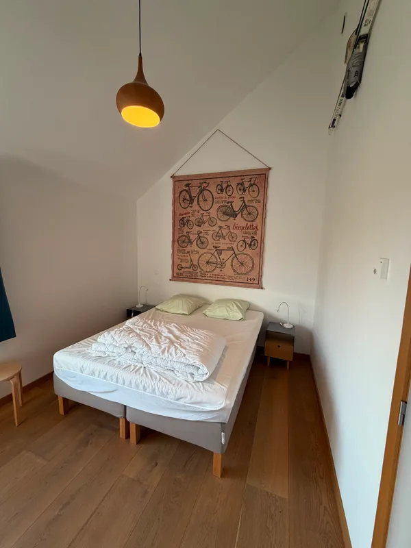 Een slaapkamer van het verblijf in Sourbrodt